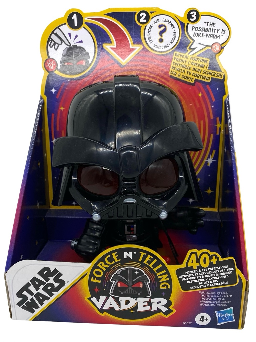 Hasbro Star Wars Force N Telling Darth Vader Electronic Fortune Telling Toy New